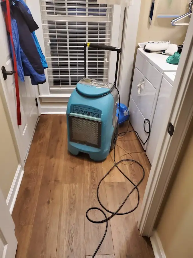 Commercial dehumidifier deployed for Flood Damage Cleanup in Butler