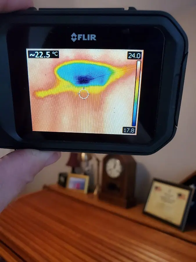 Thermal imaging inspection for water damage in Butler